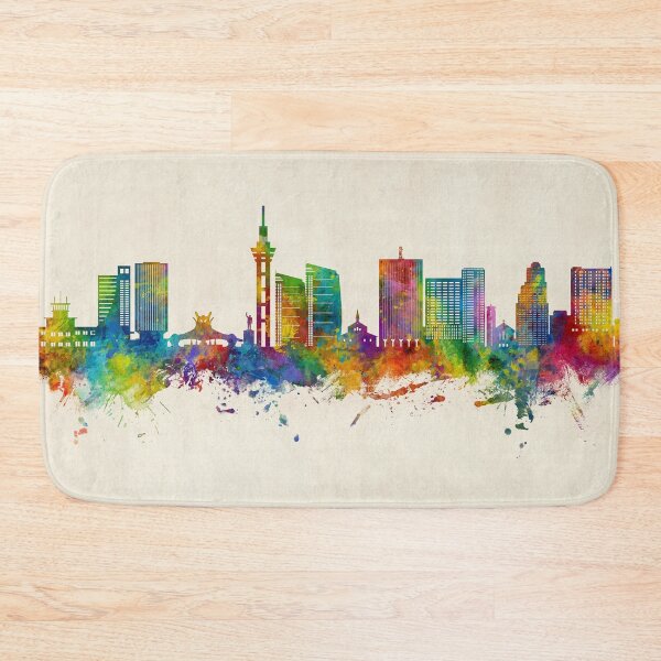 Item preview, Kinshasa Democratic Republic of the Congo Skyline designed and sold by ArtPrints.