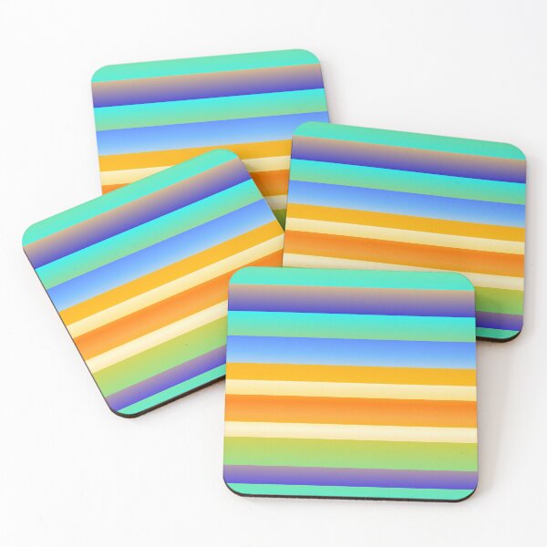 Item preview, Blue orange color palette line pattern | blue orange color combination designed and sold by lausn.