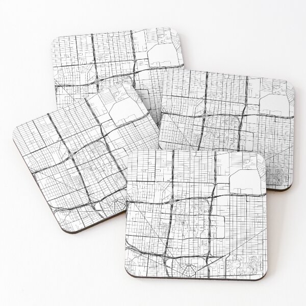 Item preview, Detroit, Michigan Street Map designed and sold by InkistPrints.