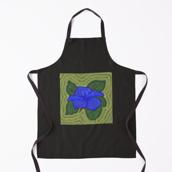 Item preview, Blue Flower Red Thorns designed and sold by GreenFireGoods.