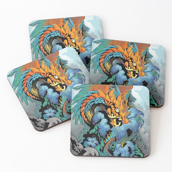 Item preview, Feathered Serpent Dragon designed and sold by ScribbleJay.