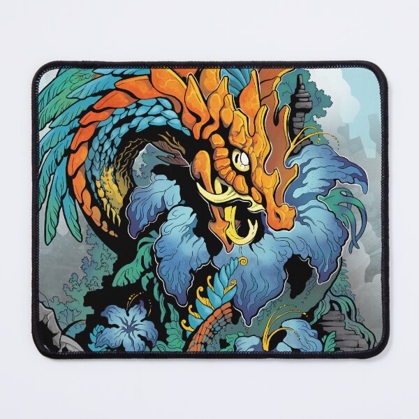Item preview, Feathered Serpent Dragon designed and sold by ScribbleJay.
