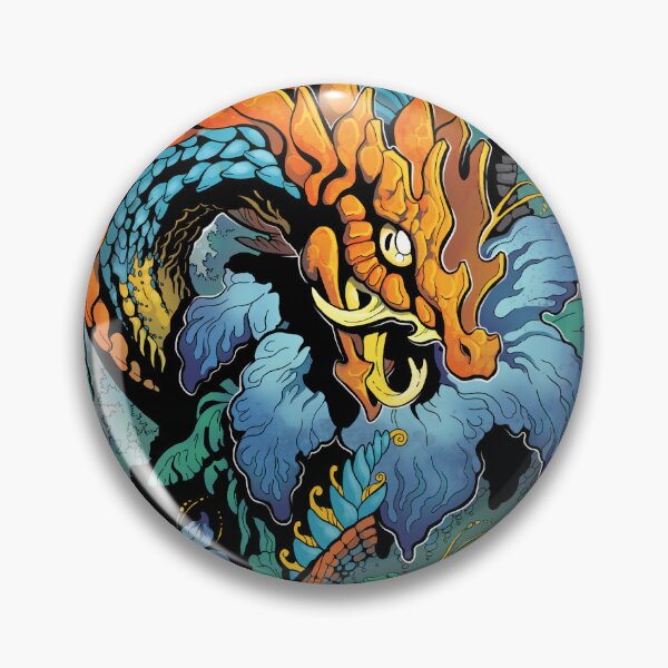 Item preview, Feathered Serpent Dragon designed and sold by ScribbleJay.