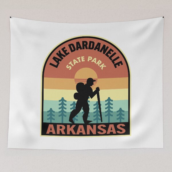 Item preview, Lake Dardanelle State Park Arkansas Retro Hiking designed and sold by HalpinDesign.