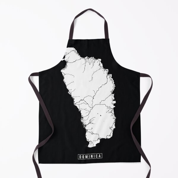 Item preview, Dominica Street Map designed and sold by InkistPrints.