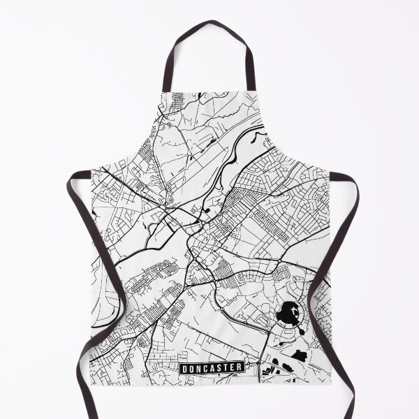 Item preview, Doncaster, England Street Map designed and sold by InkistPrints.