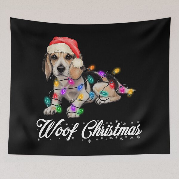 Artikelvorschau, Santa Beagle Dog Weihnachtsbeleuchtung entworfen und verkauft von Blok45.