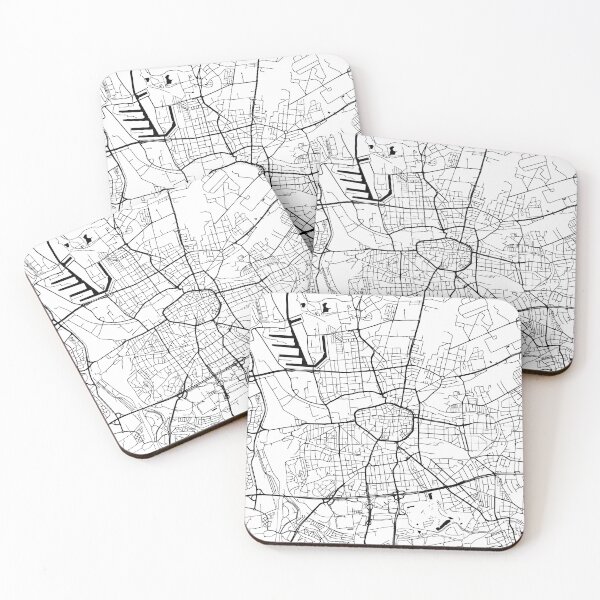 Artikelvorschau, Dortmund, Germany Street Map entworfen und verkauft von InkistPrints.