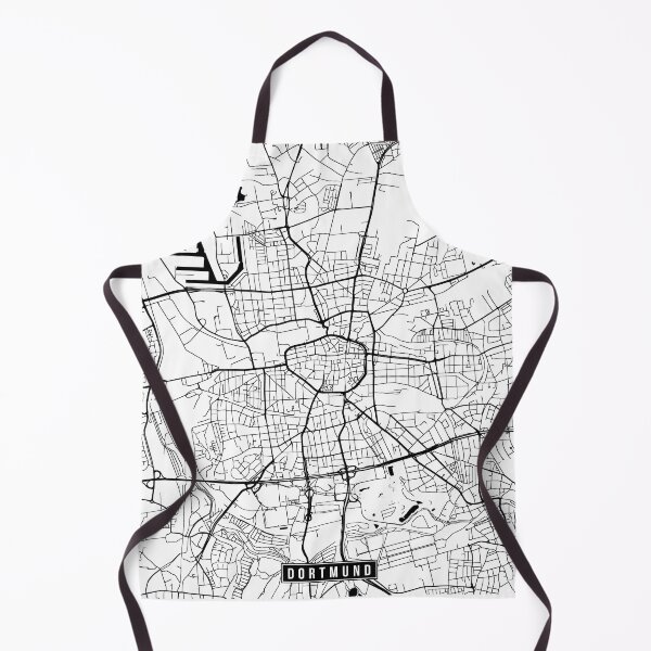 Item preview, Dortmund, Germany Street Map designed and sold by InkistPrints.