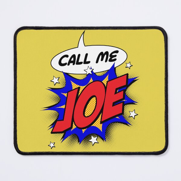 Item preview, Personalised Call Me Joe Pop Art Comic Design designed and sold by CandOCreative.