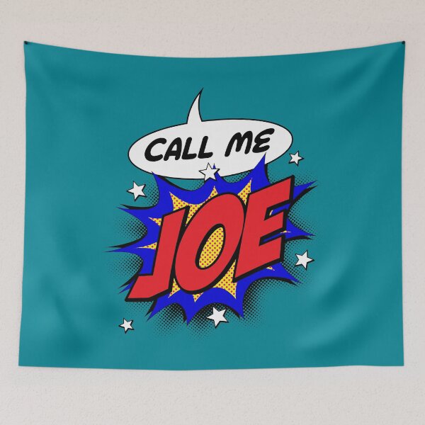 Item preview, Personalised Call Me Joe Pop Art Comic Design designed and sold by CandOCreative.