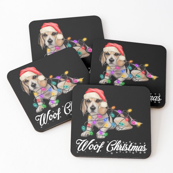Item preview, Santa Beagle Dog Christmas Lights designed and sold by Blok45.