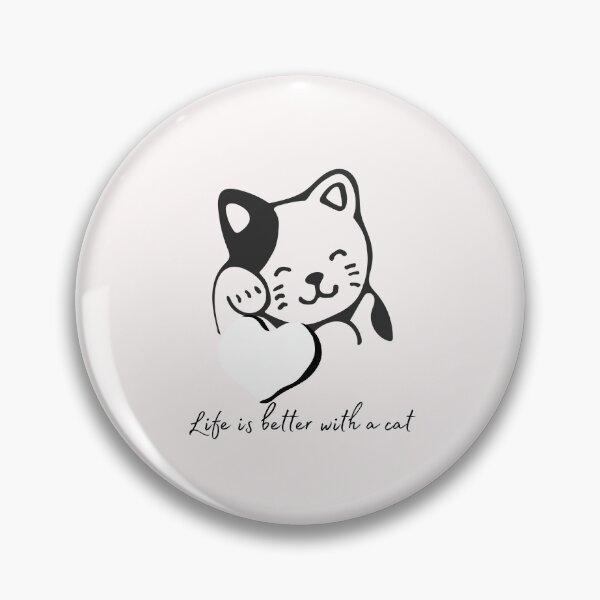 Item preview, Life is better with a cat designed and sold by ColourTrials.