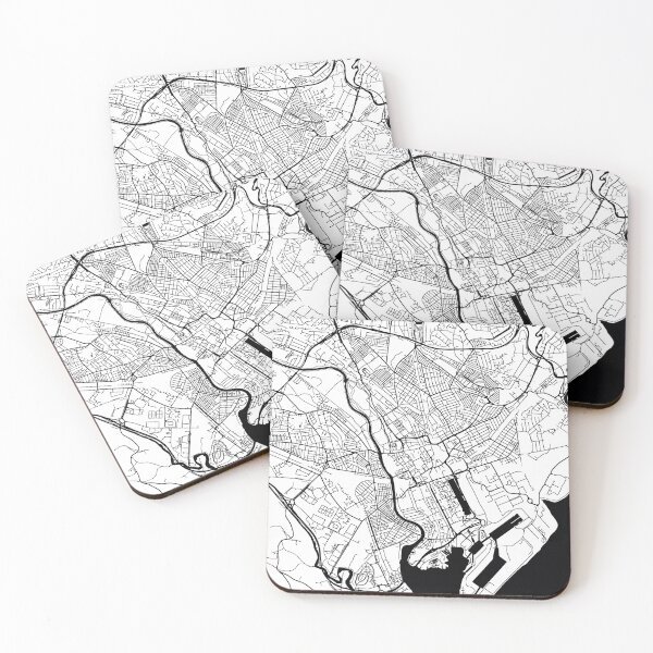 Item preview, Cardiff, England Street Map designed and sold by InkistPrints.