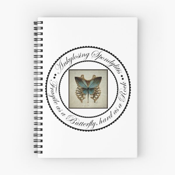 Item preview, Ankylosing Spondylitis - Fragile As A Butterfly, Hard As A Rock designed and sold by The Chronic's  Chronicles.