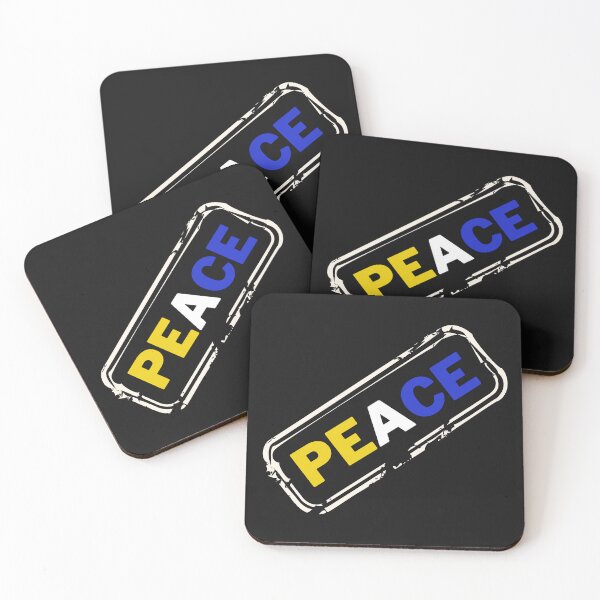 Item preview, Peace | Ukraine Colours | Stamp of Peace | Fruit of the Spirit Series designed and sold by Ceramic Scripture.