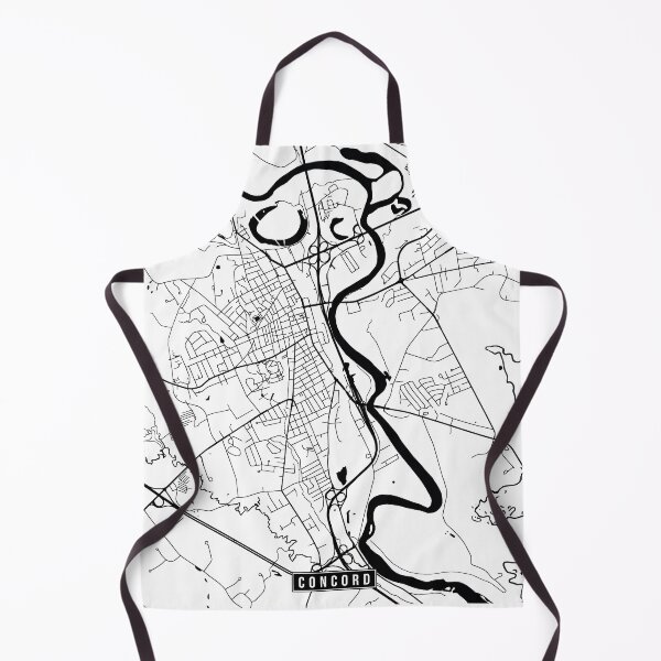 Item preview, Concord, New Hampshire Street Map designed and sold by InkistPrints.