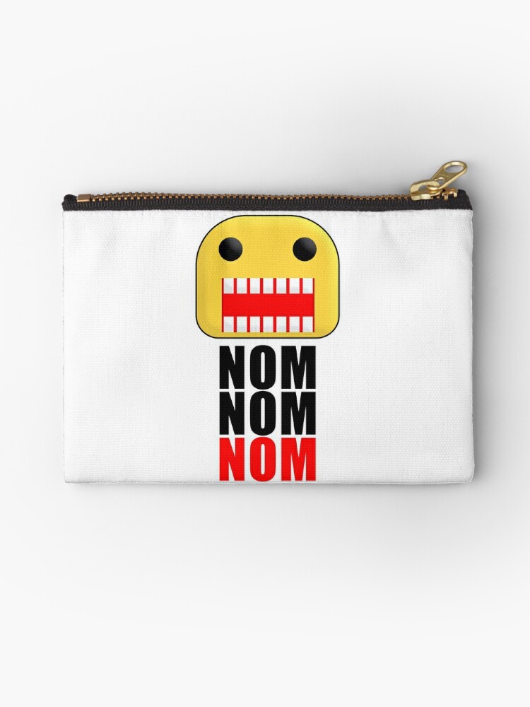 Roblox Feed The Noob Zipper Pouch By Jenr8d Designs Redbubble - roblox noob heads tapestry by jenr8d designs redbubble