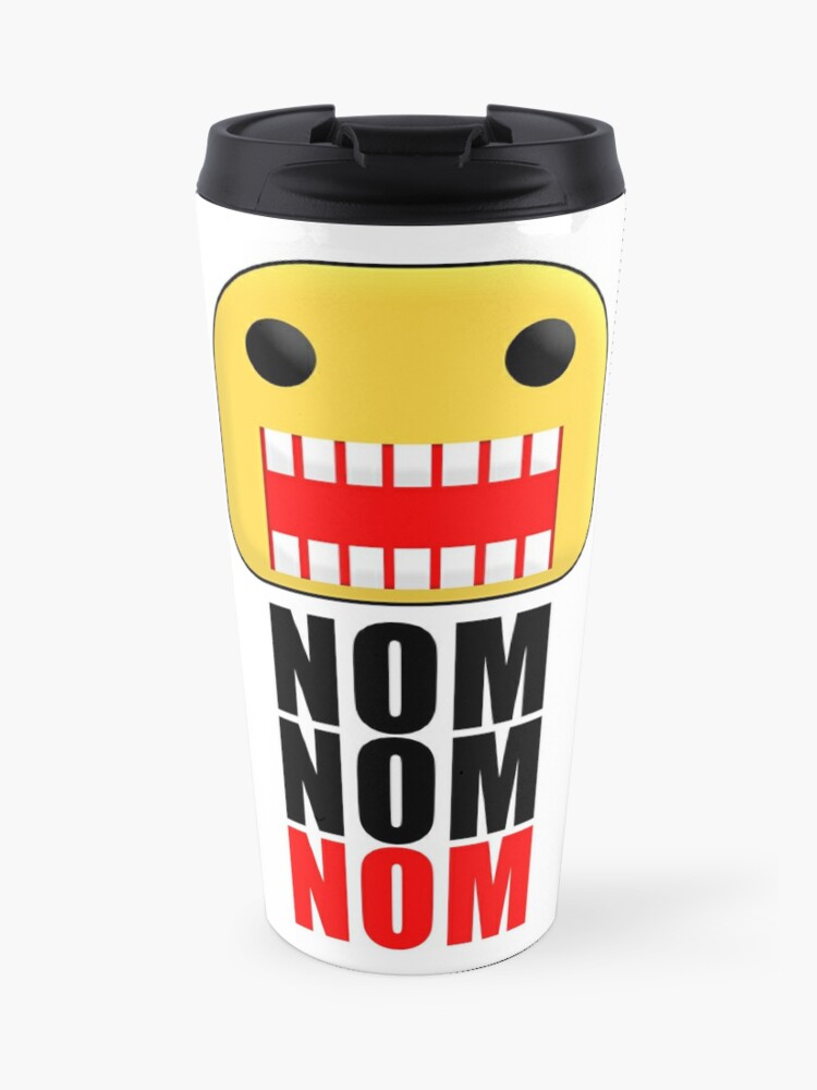 Roblox Feed The Noob Travel Mug By Jenr8d Designs Redbubble - roblox mugs redbubble