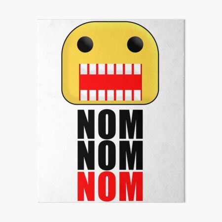 Roblox Feed Me Giant Noob Art Board Print By Jenr8d Designs Redbubble - feed me roblox