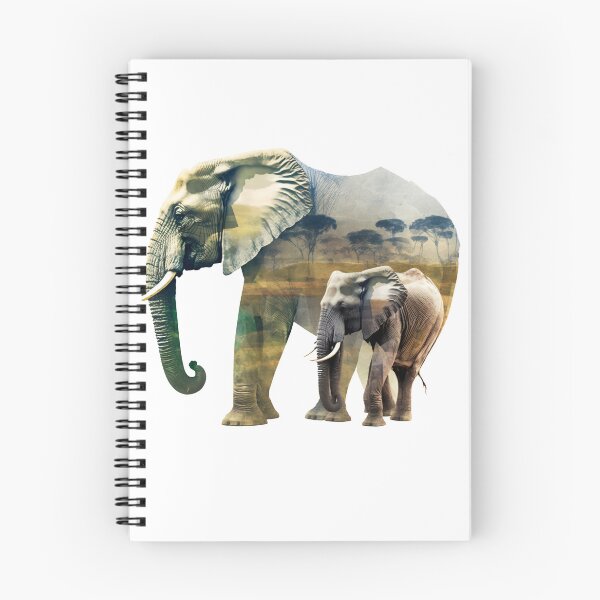 Item preview, Elephants in African Wildlife Backdrop designed and sold by TheDigitalAnvil.