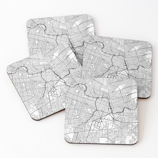 Item preview, Cordoba, Argentina Street Map designed and sold by InkistPrints.