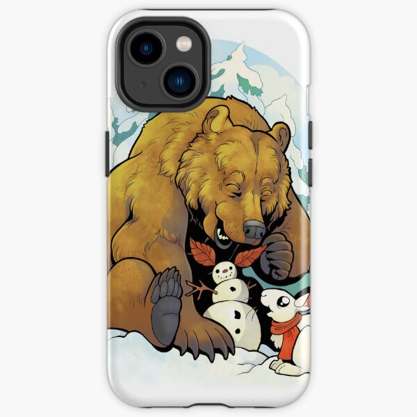 Bear and Bunny Holiday Gift iPhone Tough Case