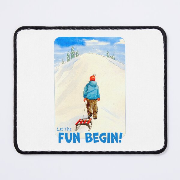 Item preview, Sledding, Let The Fun Begin! designed and sold by MMc Buck.