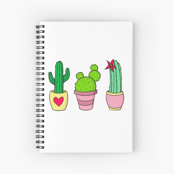 Cute Cacti Spiral Notebook