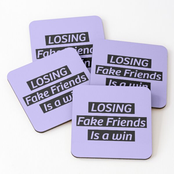 Item preview, Losing fake friends is a win, motivational quotes, inspirational saying,   designed and sold by Quotesgallery.