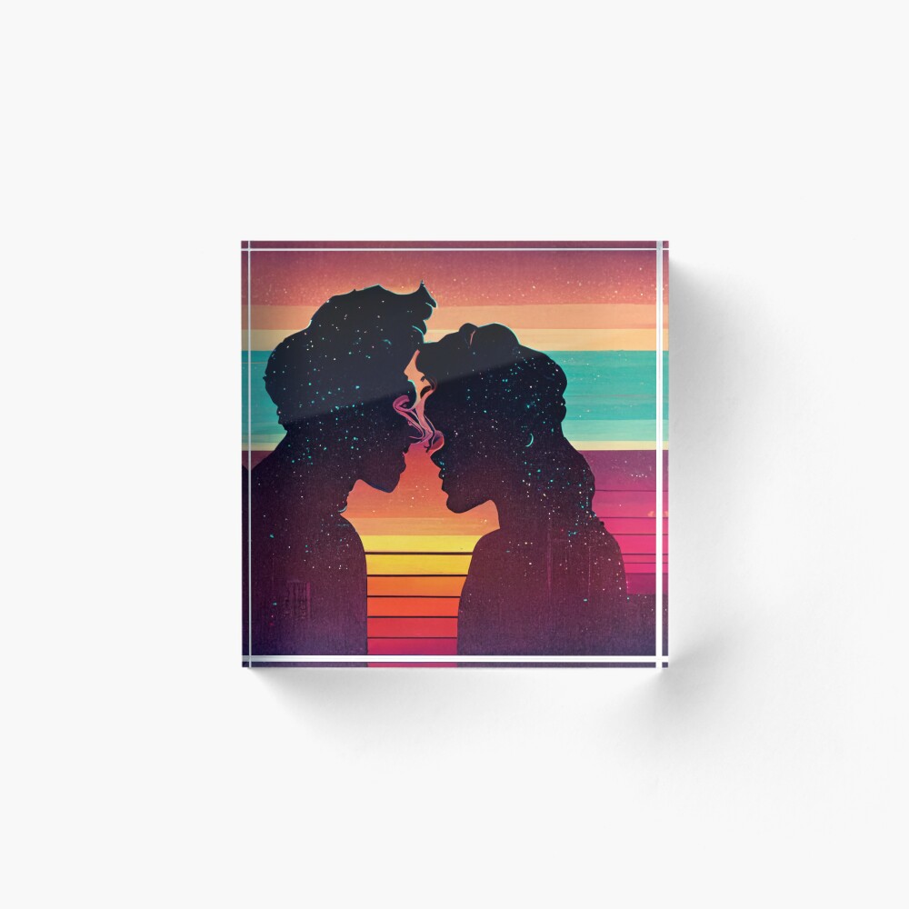 Vista previa del artículo con la obra «Bloque acrílico», diseñado y vendido por MrUtDesign.