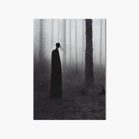 Slenderman Art Board Print by Vanum-Chan