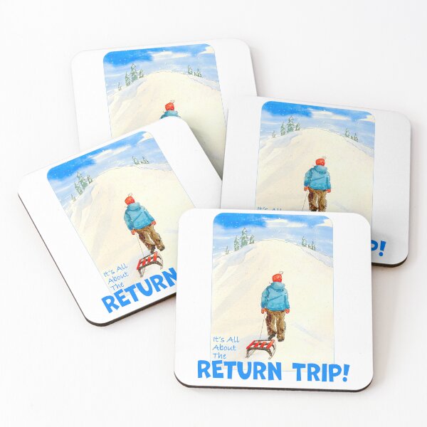 Item preview, Sledding, It's All About The Return Trip! designed and sold by MMc Buck.