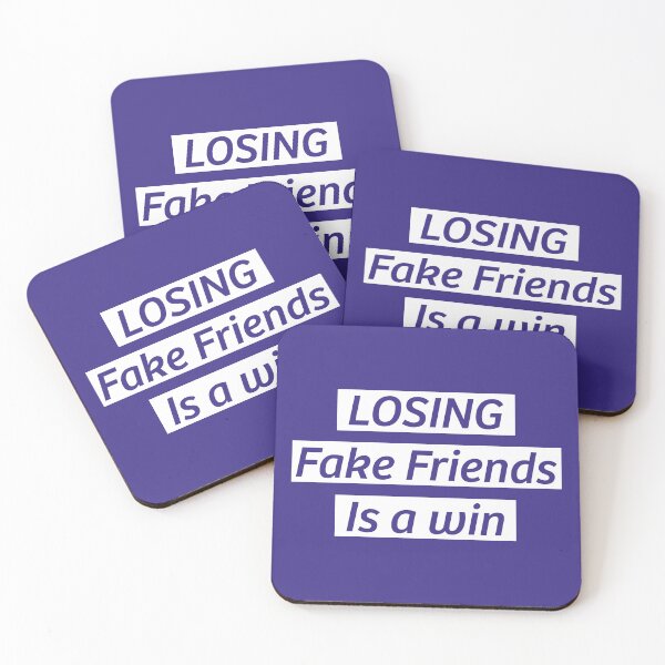 Item preview, Losing fake friends is a win, motivational quotes, inspirational saying,   designed and sold by Quotesgallery.
