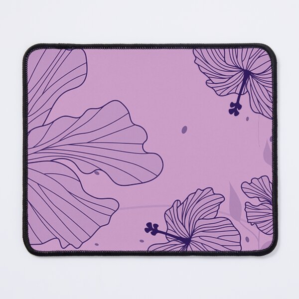 Item preview, Purple Flowers Wallpaper designed and sold by Ala'Salem| Cute Characters, Real Moods.