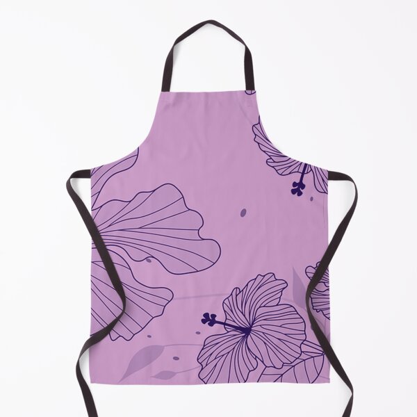 Item preview, Purple Flowers Wallpaper designed and sold by Karam Barakat.