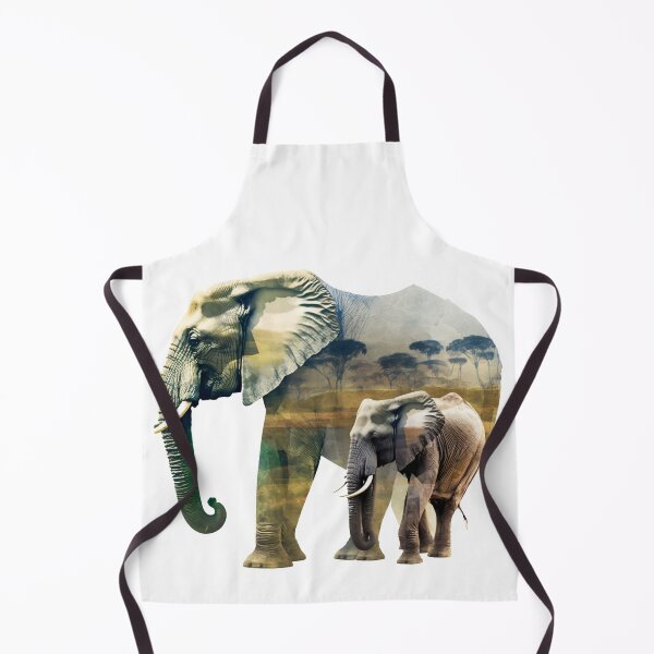 Item preview, Elephants in African Wildlife Backdrop designed and sold by TheDigitalAnvil.