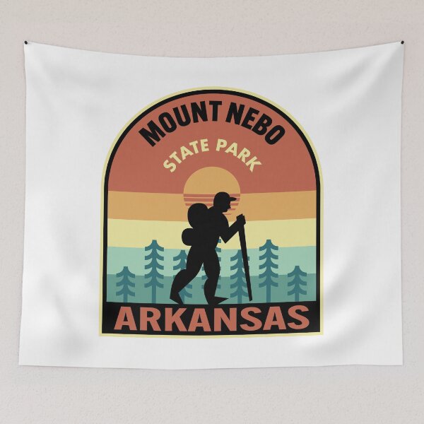 Item preview, Mount Nebo State Park Arkansas Retro Hiking designed and sold by HalpinDesign.