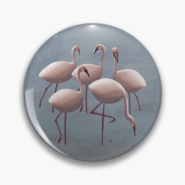 Item preview, Pink Flamingos at Lunch Time designed and sold by MFGB-Creations.