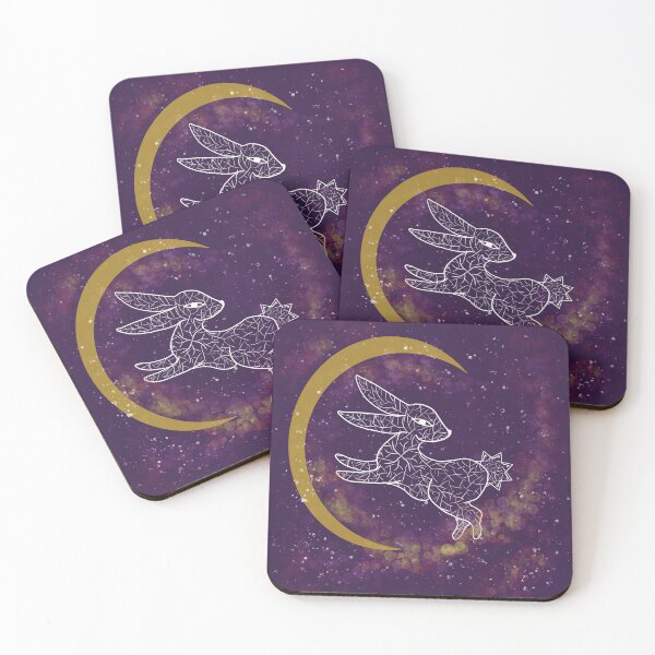 Item preview, Purple lunar hare designed and sold by Xatutik.art.