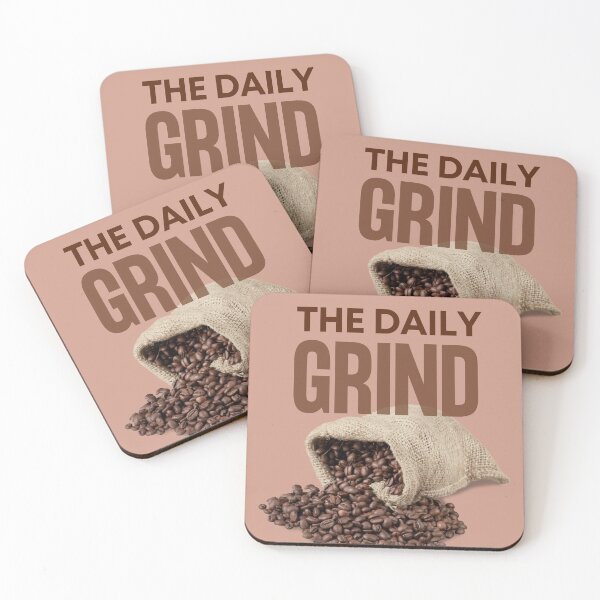 Item preview, The Daily Grind - Bag of Coffee Beans designed and sold by MtWoodsonSales.