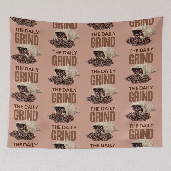 Item preview, The Daily Grind - Bag of Coffee Beans designed and sold by MtWoodsonSales.