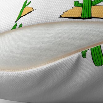 Alternate view of Sunset Cactus Floor Pillow