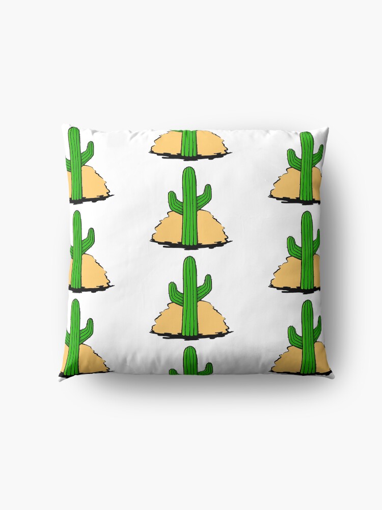 Alternate view of Sunset Cactus Floor Pillow