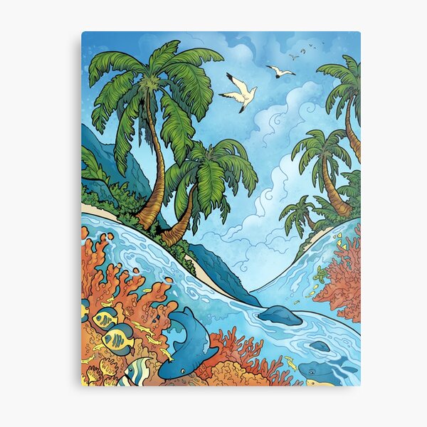 Tropical Day Metal Print