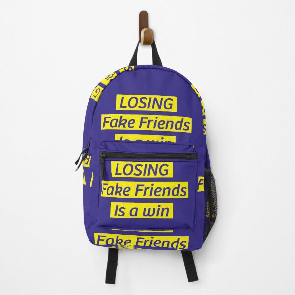 Item preview, Losing fake friends is a win, motivational quotes, inspirational saying, designed and sold by Quotesgallery.