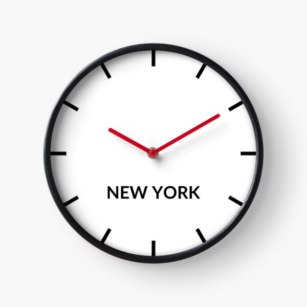 New York Clocks Redbubble