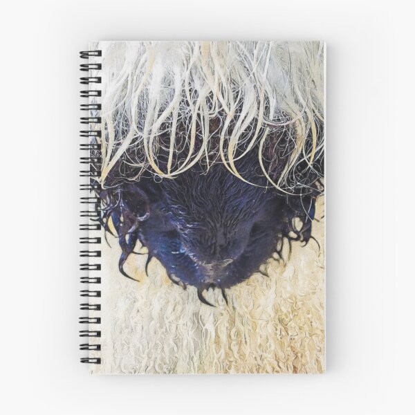 Item preview, Swiss Valais Blacknose Sheep, Fluffy  Valais Blacknose Sheep Art, Cute Swiss Sheep Farm Animal Portrait, Adorable Swiss Valais Blacknose Sheep  designed and sold by Paintcorner.