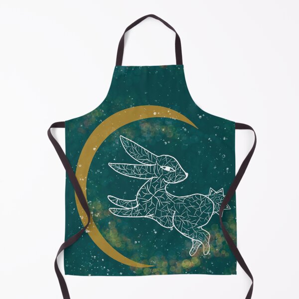 Item preview, Aqua lunar rabbit designed and sold by Xatutik.art.
