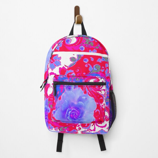 Item preview, BLUE-ISH GARDEN ROSE RED PATTERN ABSTRACT designed and sold by sharlesart.